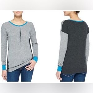 Autumn Cashmere Henley Sweater